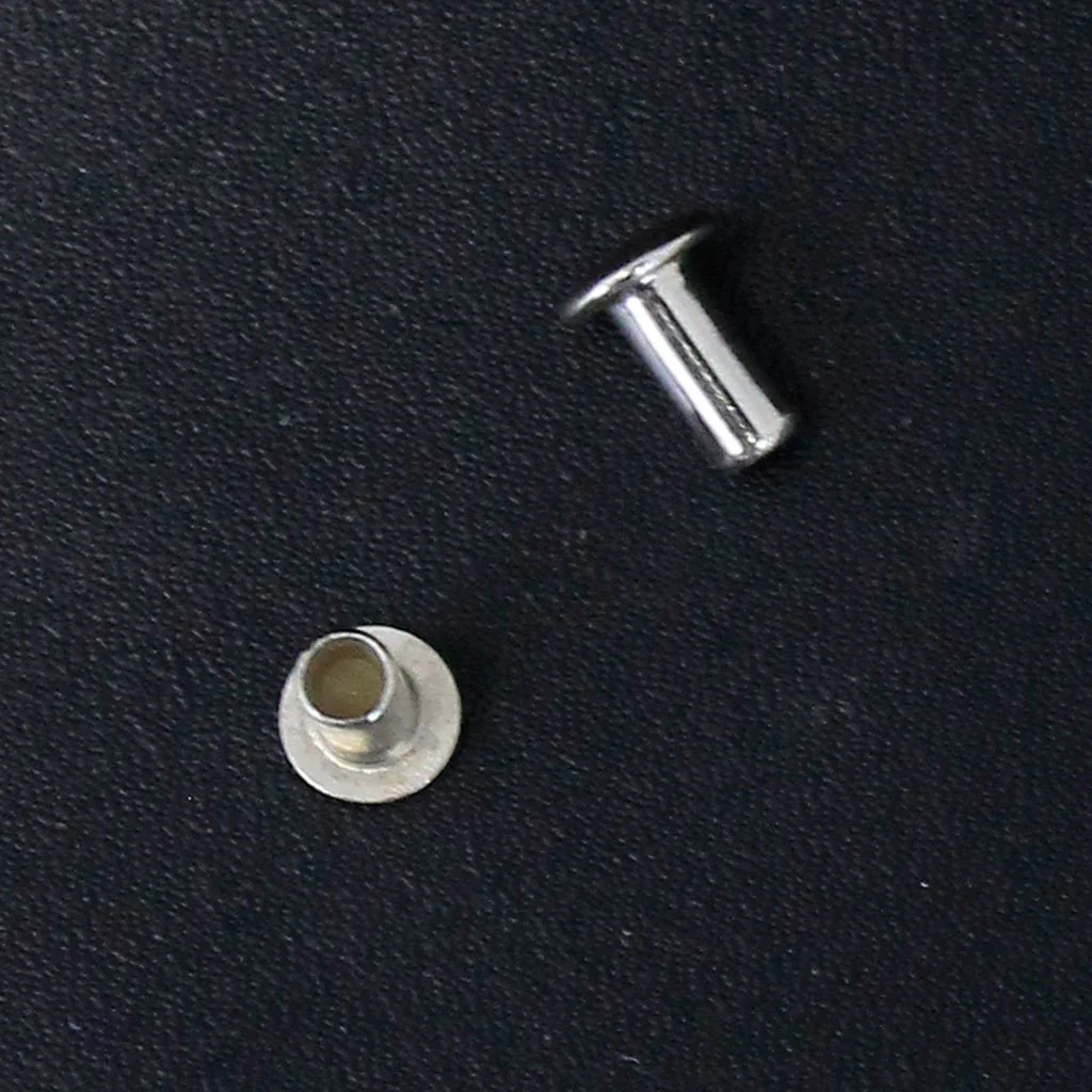 1000 pcs 1/4'' x 3/8'' Nickel Silver Rivet Posts #Z4196PS - Image 3