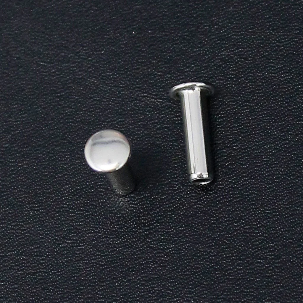 500 pcs 5/16'' x 1/2'' Nickel Silver Tubular Rivets #Z5442PS - Image 3