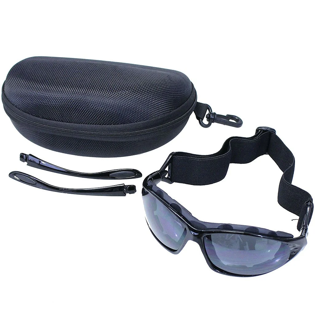 Biker Sunglass Kit Interchangable Lenses and Foam  #SG23980FSCK - Image 4