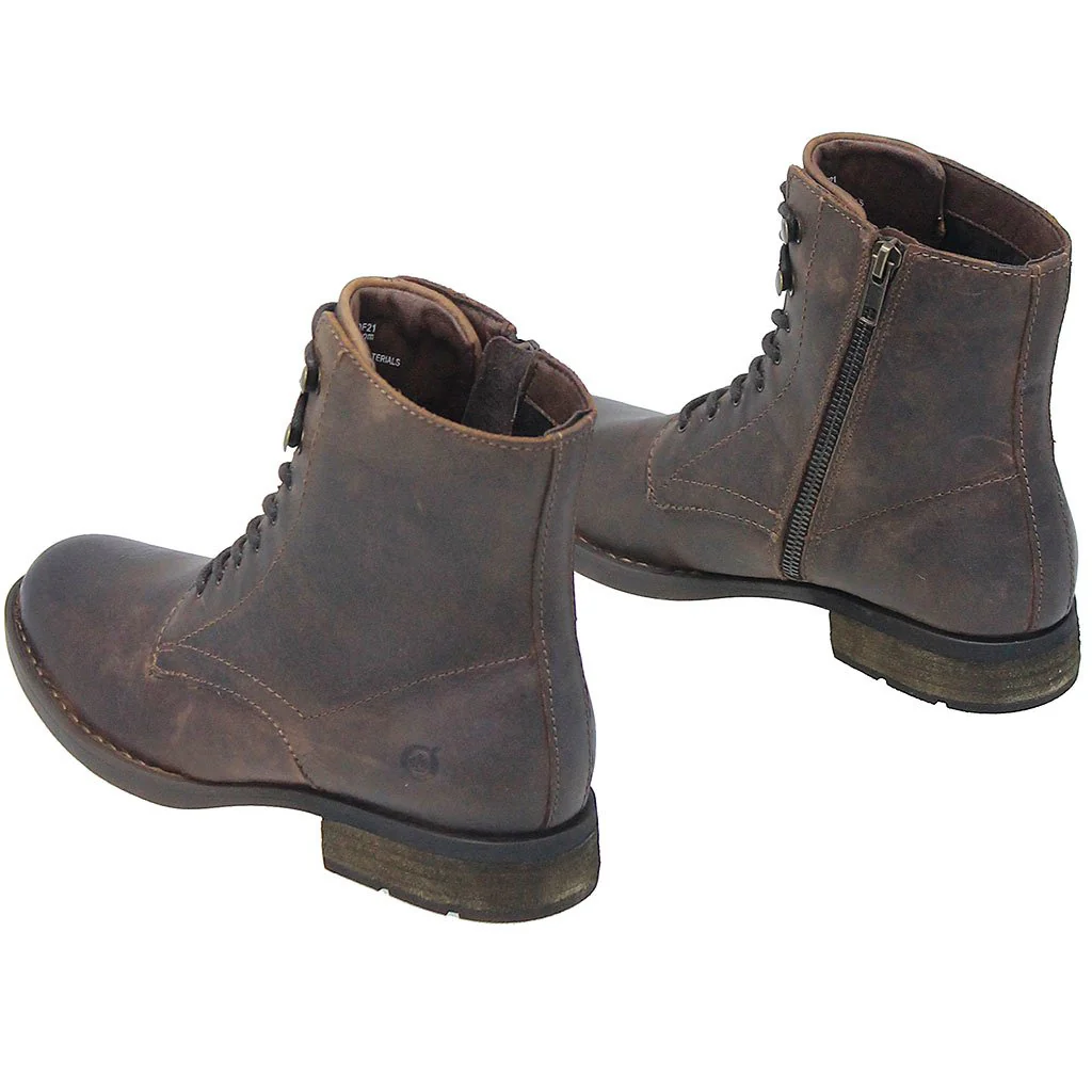 Born Vintage Brown Lace-Up Ankle Boot #BL12306LZN () - Image 3