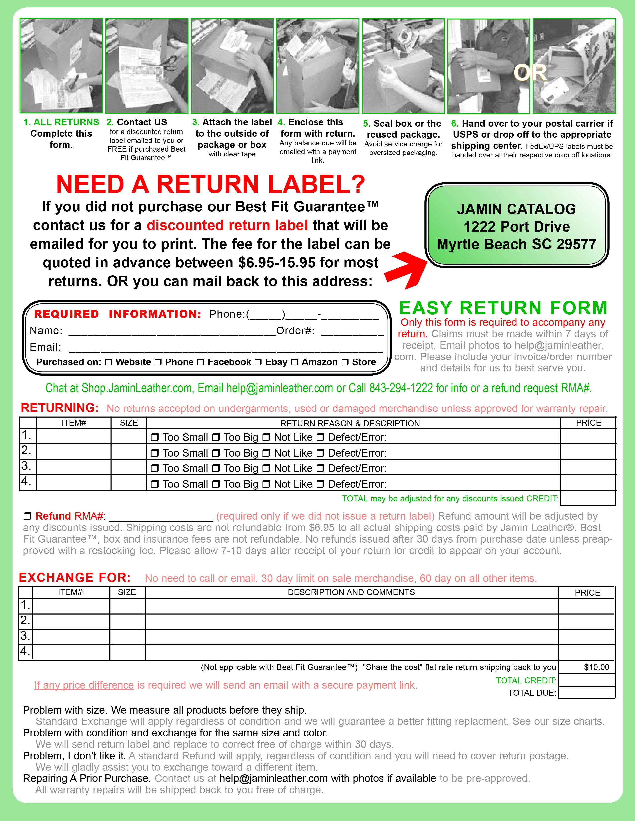 Discounted Return Shipping Label - Image 3