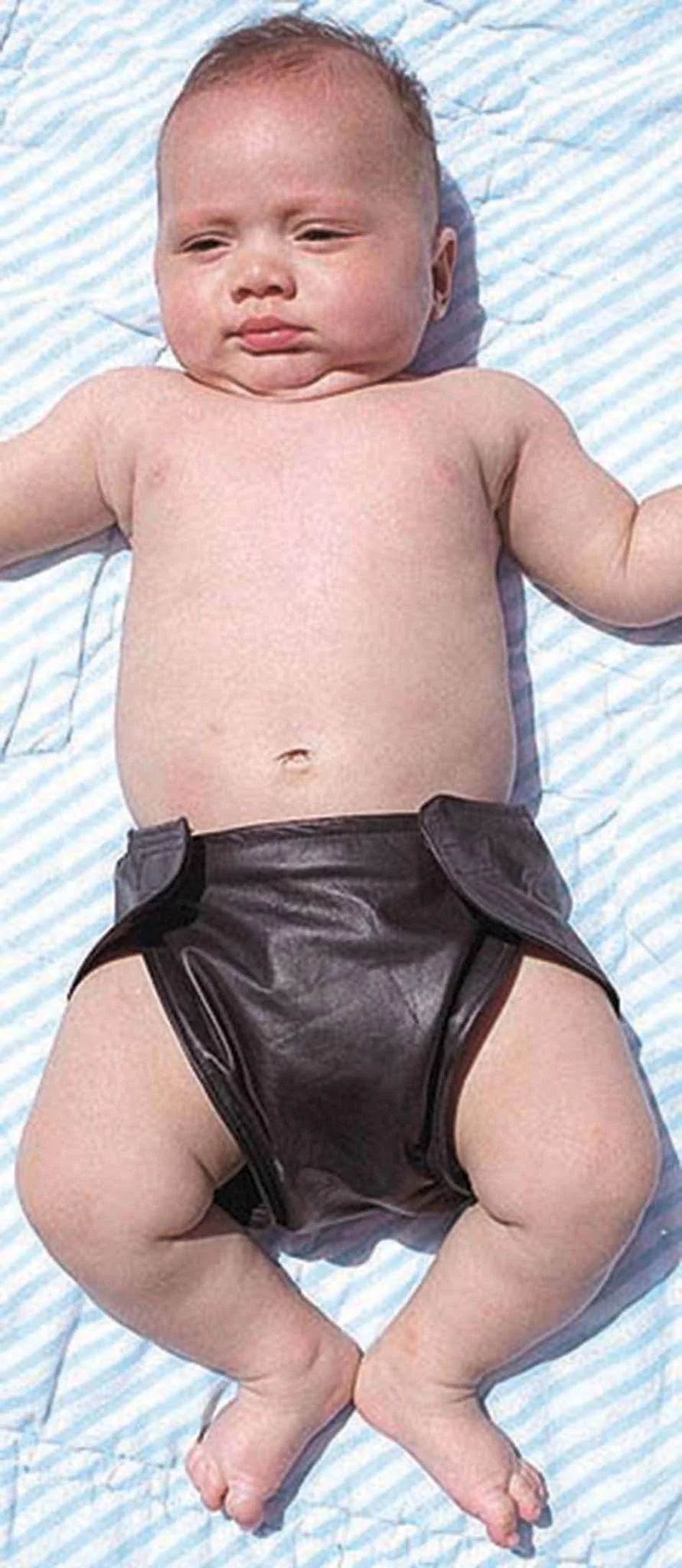 Genuine Leather Diaper Cover #A604DC - Image 5