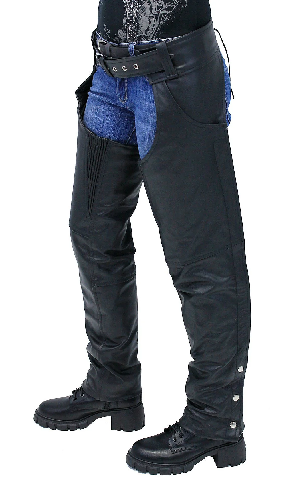 Pocket Chaps w/Stretch Thigh & Zip Out Lining #C462PZK - Image 4