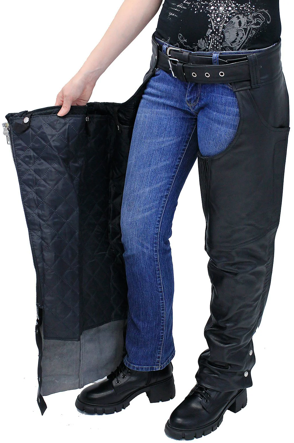 Pocket Chaps w/Stretch Thigh & Zip Out Lining #C462PZK - Image 5